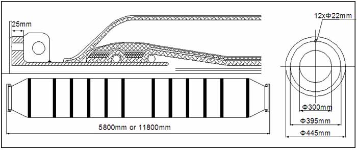 Drawing for DN300 Dredging Self Floating Rubber Hose.jpg